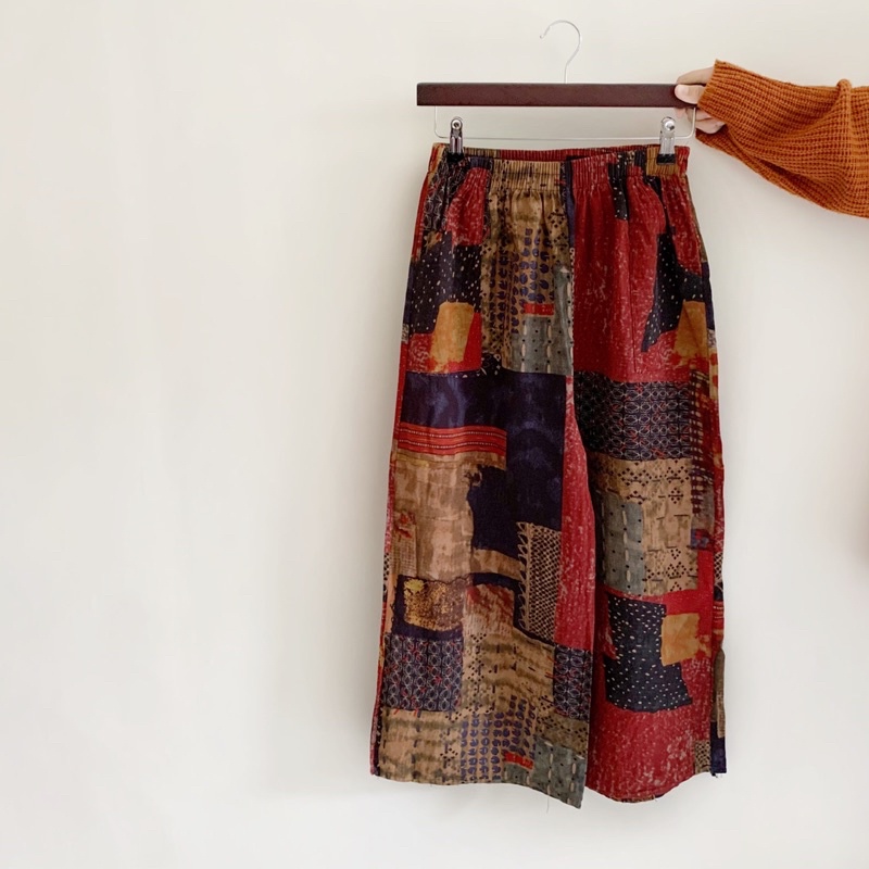 Relax Pants + Vtg Knitwear coogi style