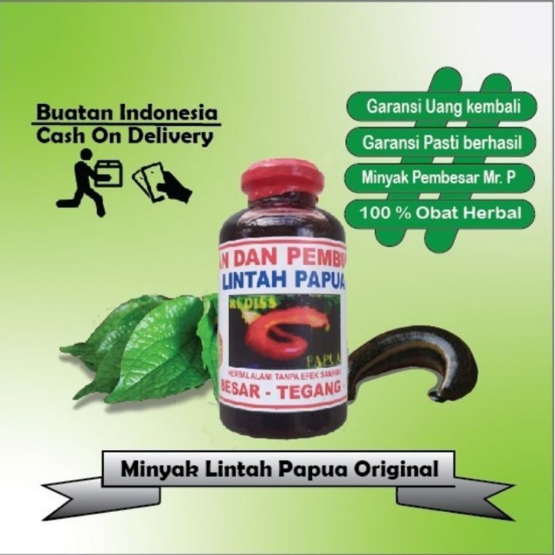 minyak lin papua daun bungkus original