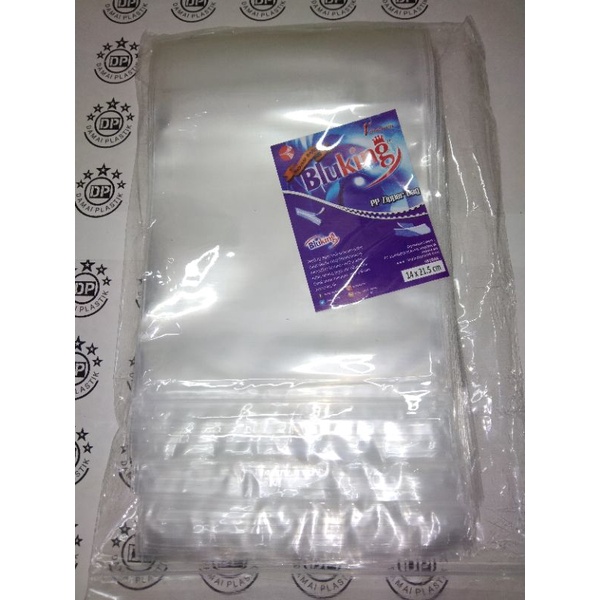 Kantong Plastik Klip Snack PP Ziplock 14x21,5 isi 100pcs Tebal 0.5 14x22