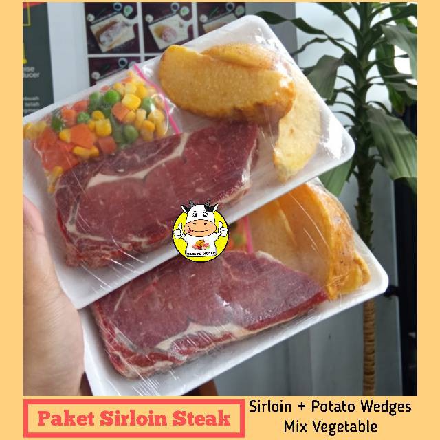 

PAKET STEAK SIRLOIN / TENDERLOIN PAKET HEMAT SIAP MASAK - DISASS JOGJA
