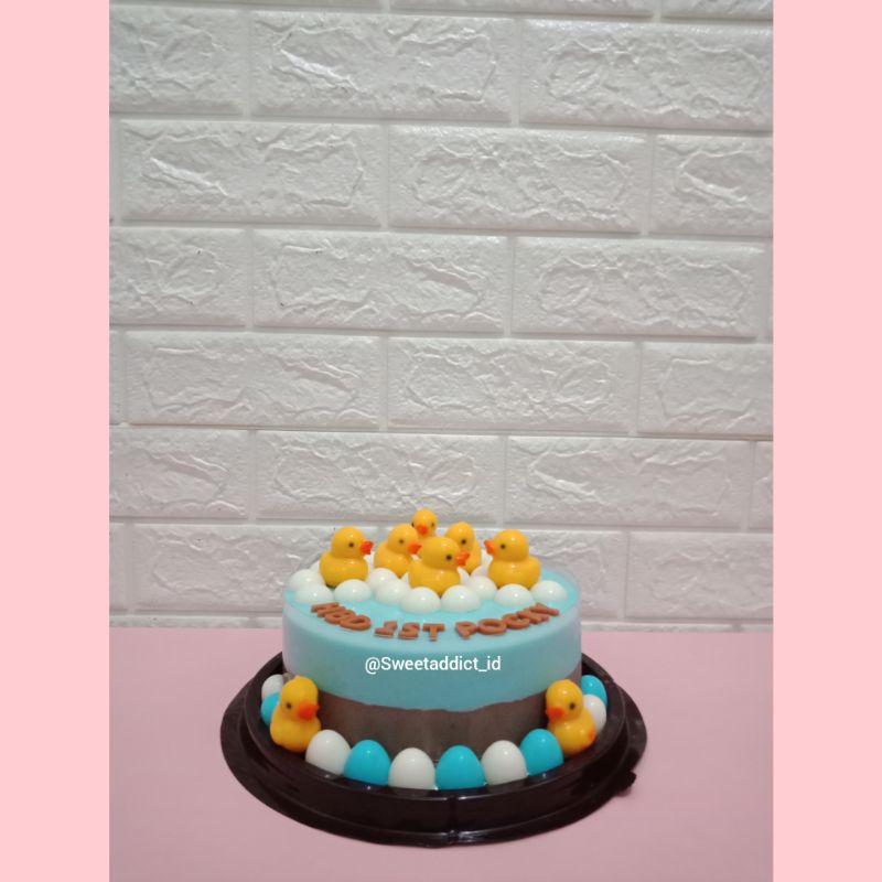 

pudding cake custom kue ulang tahun custom birthday cake custom pudding bebek