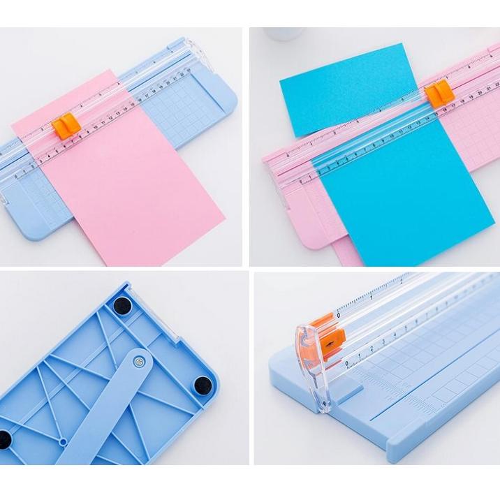 

Cfa68 ALAT PEMOTONG KERTAS portable Paper Trimmer trimer mungil simpel ..