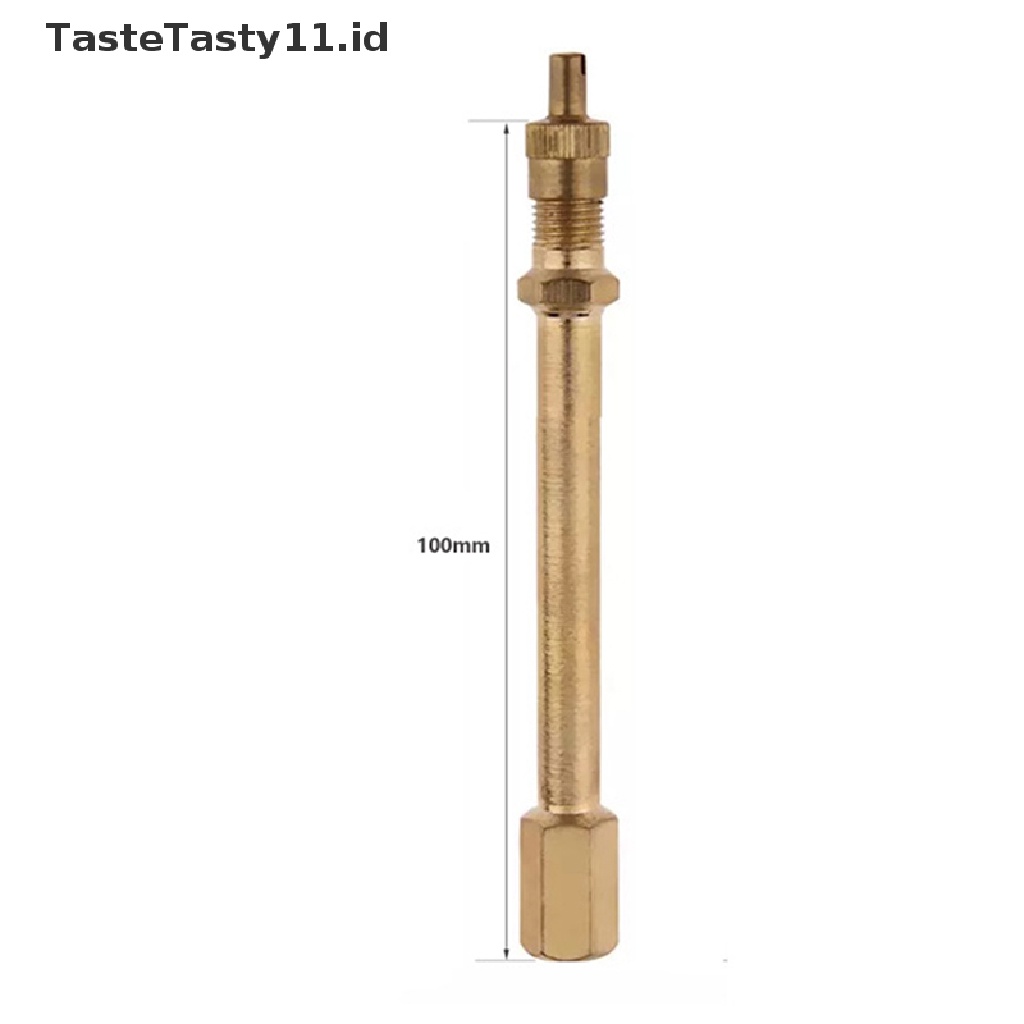 【TasteTasty】 Tire Valve Stem Brass Tire Valve Extension Straight Bore For Motorcycle Car .