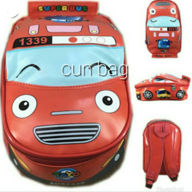 Tas tayo mobil merah import