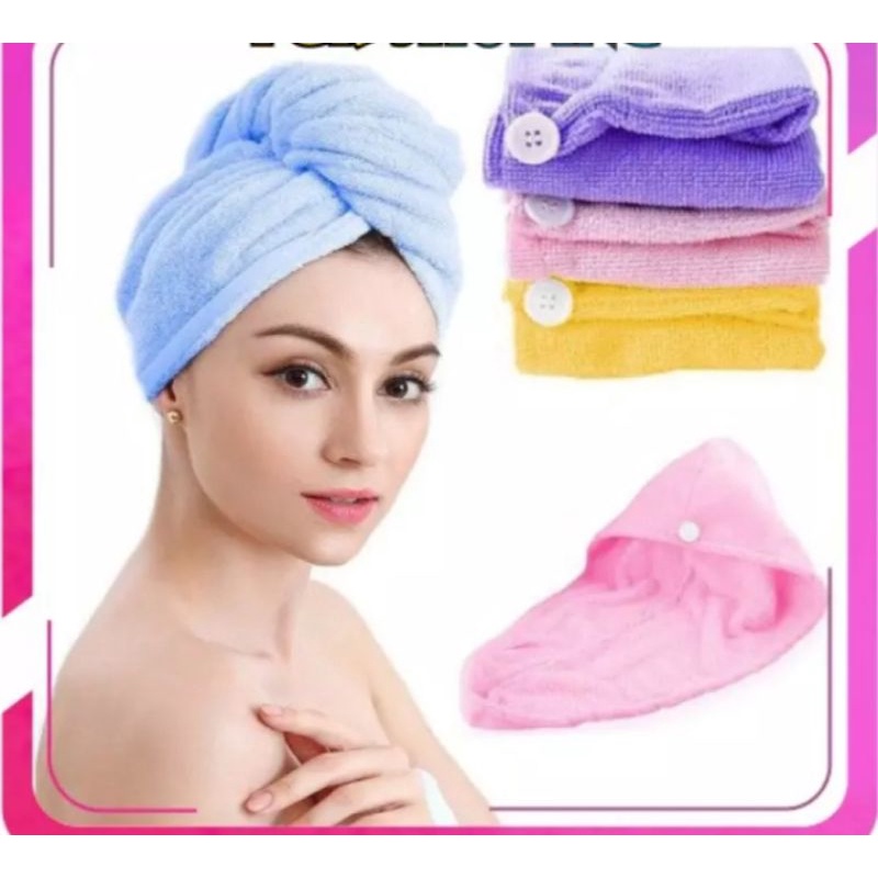 HANDUK KERAMAS MICROFIBER IMPORT MURAH