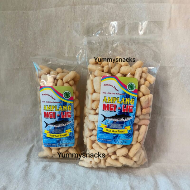 

Korzaln Amplang Meilie/Kuku Macan Mei Lie/Kerupuk Ikan Tenggiri 250Gr