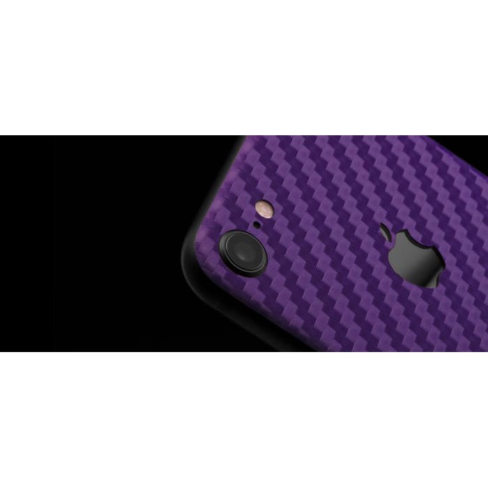 Garskin Skin Iphone 4 5 6 6+ 7 X XS Max Purple Carbon Fiber case