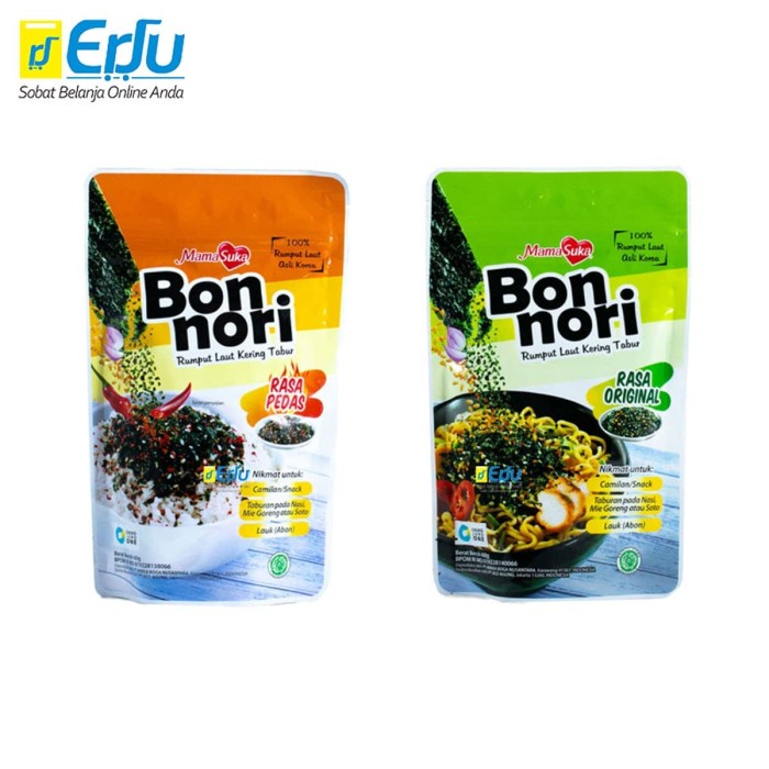 

ABON- MAMASUKA BON NORI RUMPUT LAUT ISI 60 GRAM - ORIGINAL -MAKANAN-KERING.