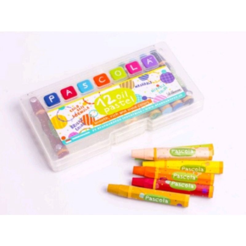 

Crayon Oil Pastel Krayon Pascola 12 warna