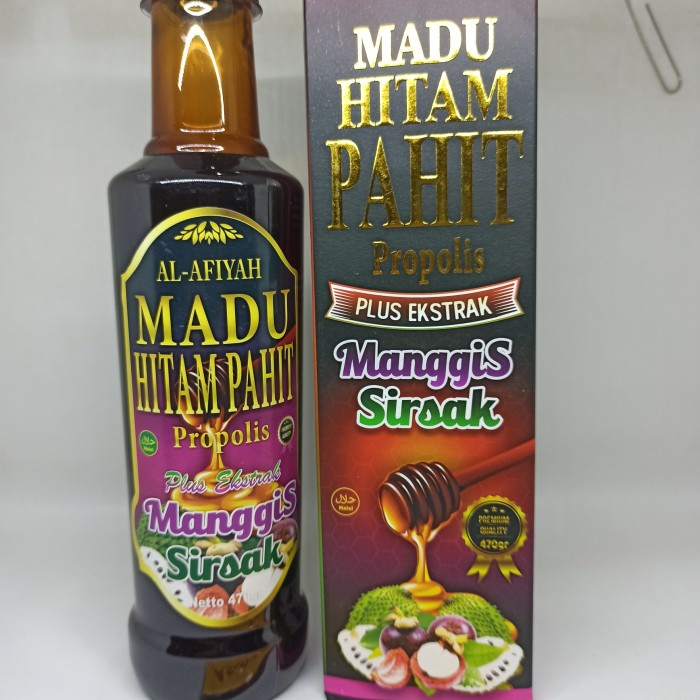 

Madu Hitam Pahit Plus Sirsak dan Kulit Manggis Al Afiyah