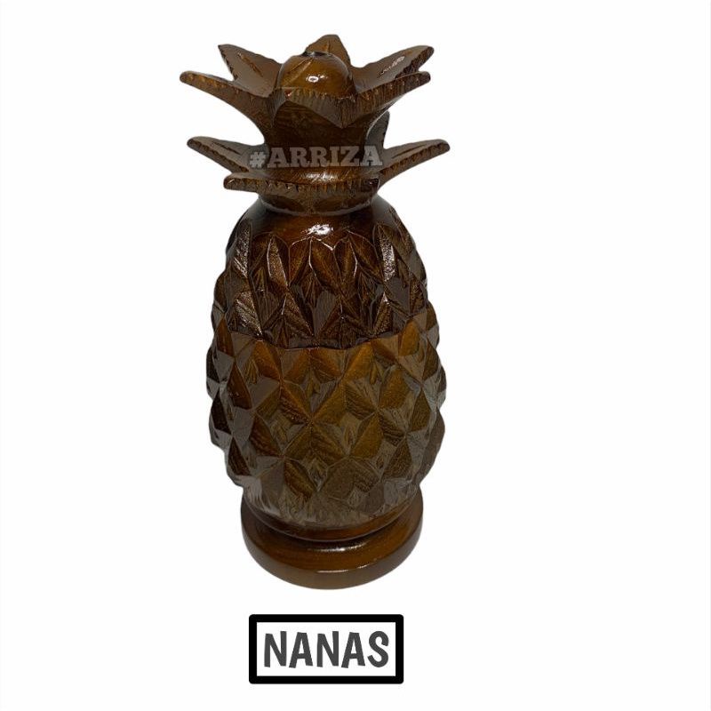 Toples kayu jati buah buahan