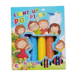 Image of thu nhỏ [ Cinicini ] Selang Pipa Mainan Lampu Selang Pipa Light Up Pop Pipes / selang lampu mainan #2