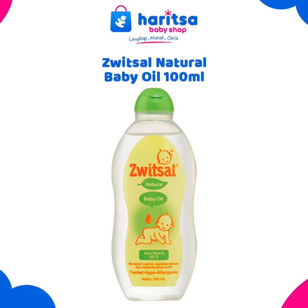 Zwitsal Natural Baby Oil 100ml / Perawatan kulit bayi