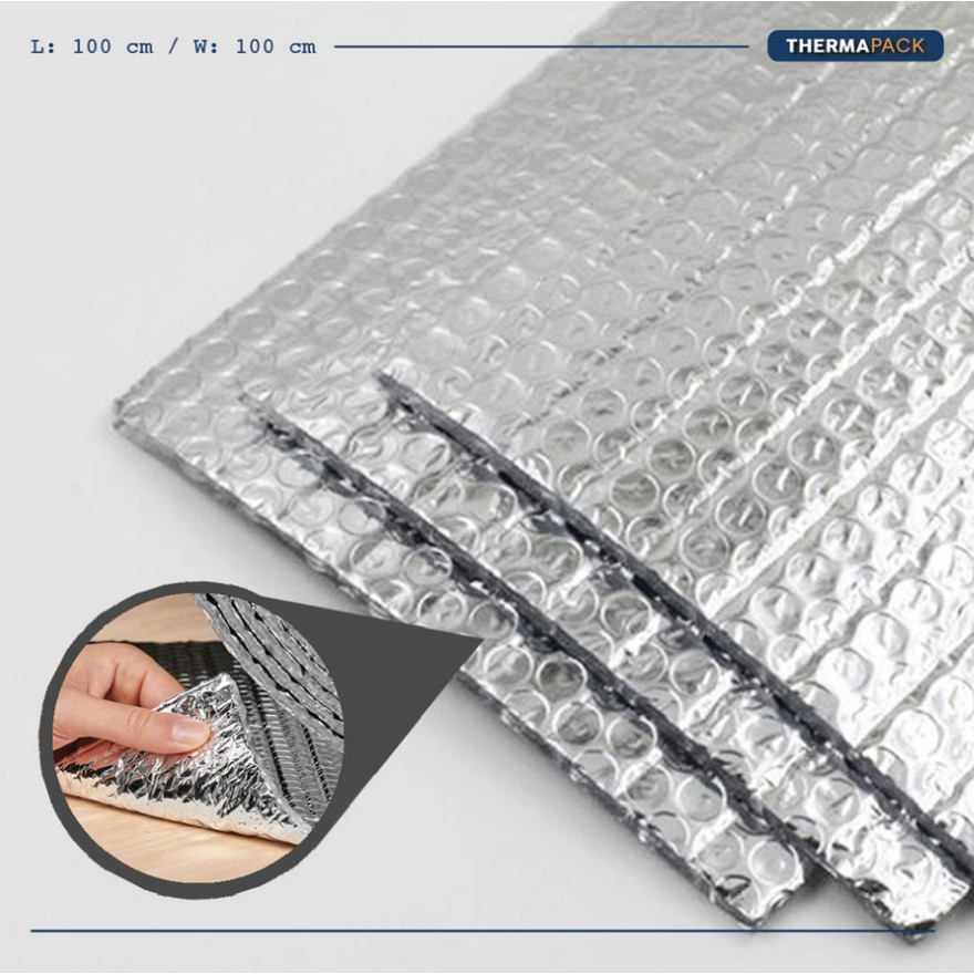 ThermaPack Aluminium Bubble Foil | Insulasi Aluminium Roll (Meteran)