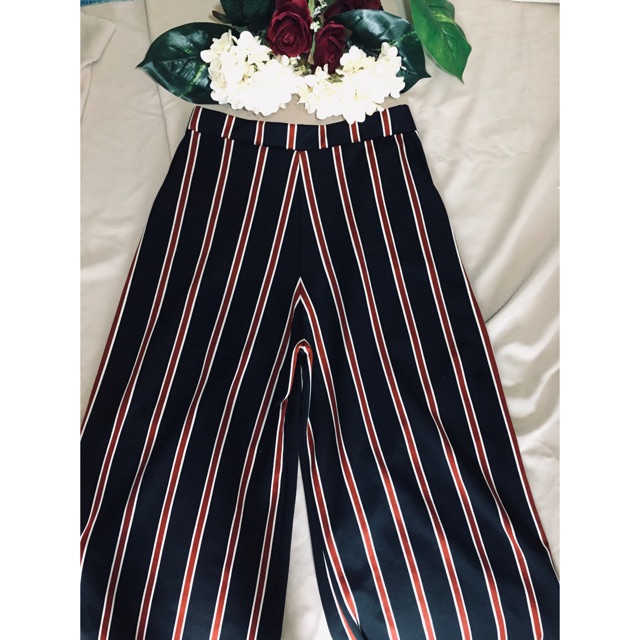 Stripes kulot highwaist preloved