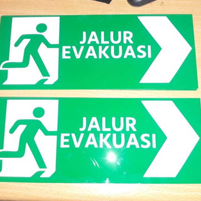 

Sign label jalur evakuasi , sign name , signage display