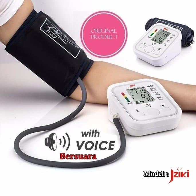 Jziki Tensimeter Digital Bersuara Lengan Atas Pengukur Tekanan Darah Termurah