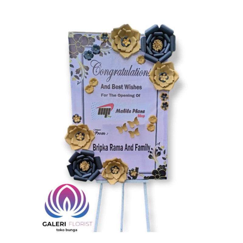 paper flower surabaya(bunga papan kertas)