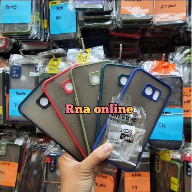 SAMSUNG S7 EDGE CASE DOVE SLIM MATTE FUZE MACARON