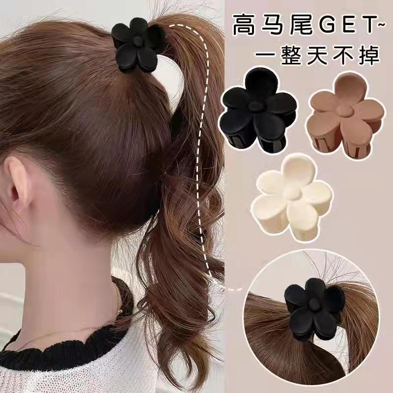 Jepit Rambut Ponytail Desain Bunga Untuk Wanita