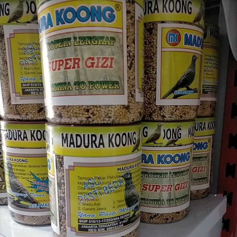 madura koong pakan burung perkutut lomba Racikan Madura Original