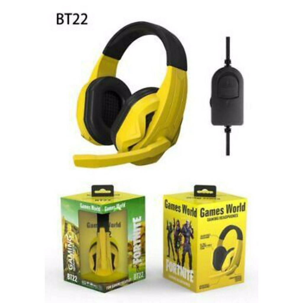 Headphone Gaming World Series MIC PC Mobile Phone Super Bass Aksesoris Handphone HP OCEANMART OCEAN MART Murah Grosir