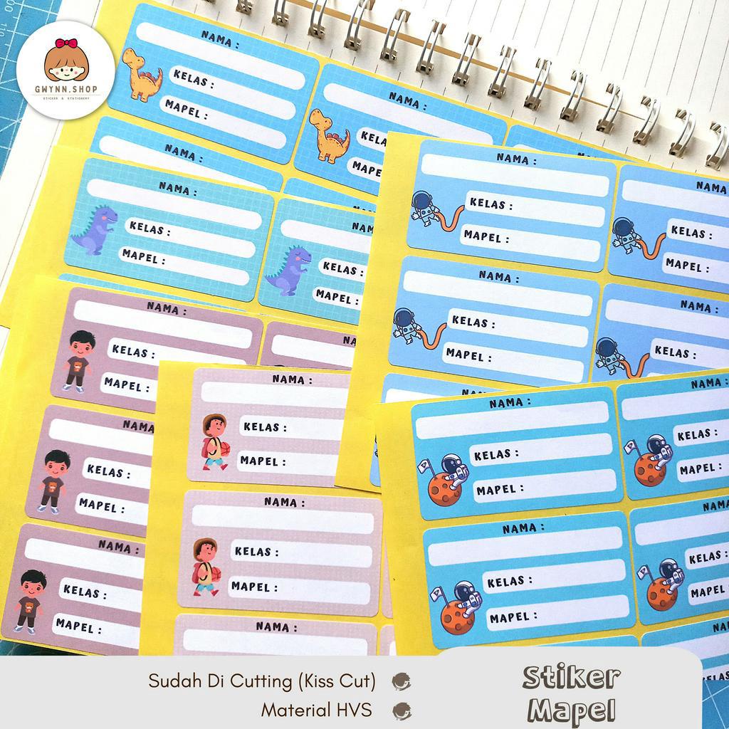 

Stiker Mapel | Label Buku Mata Pelajaran Sekolah | Series 2