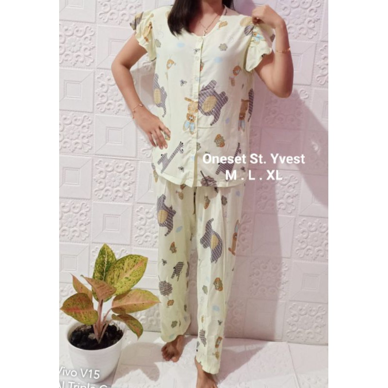 Setelan baju tidur st yves