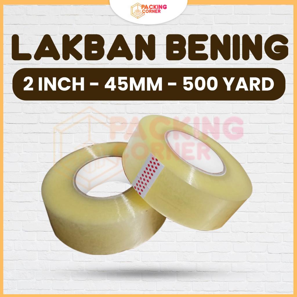 

Lakban Bening 2 Inch 500 Yard 45mm 48mm 2" 500Y Tape Plakban Isolasi