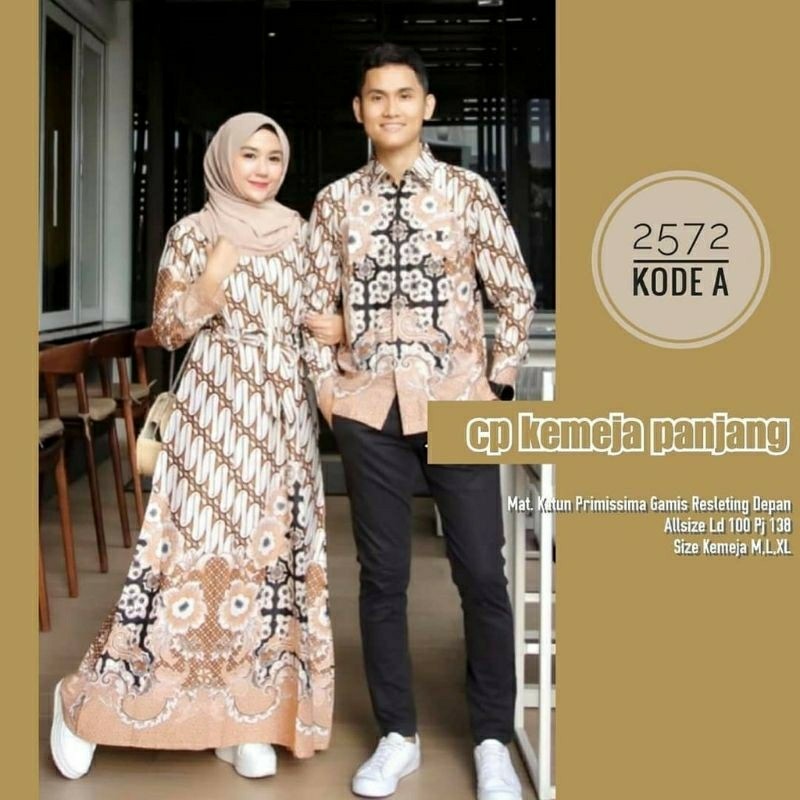 Gamis Batik Gamis Full Batik Gamis Coupel Gamis Pekalongan Maura Coupel
