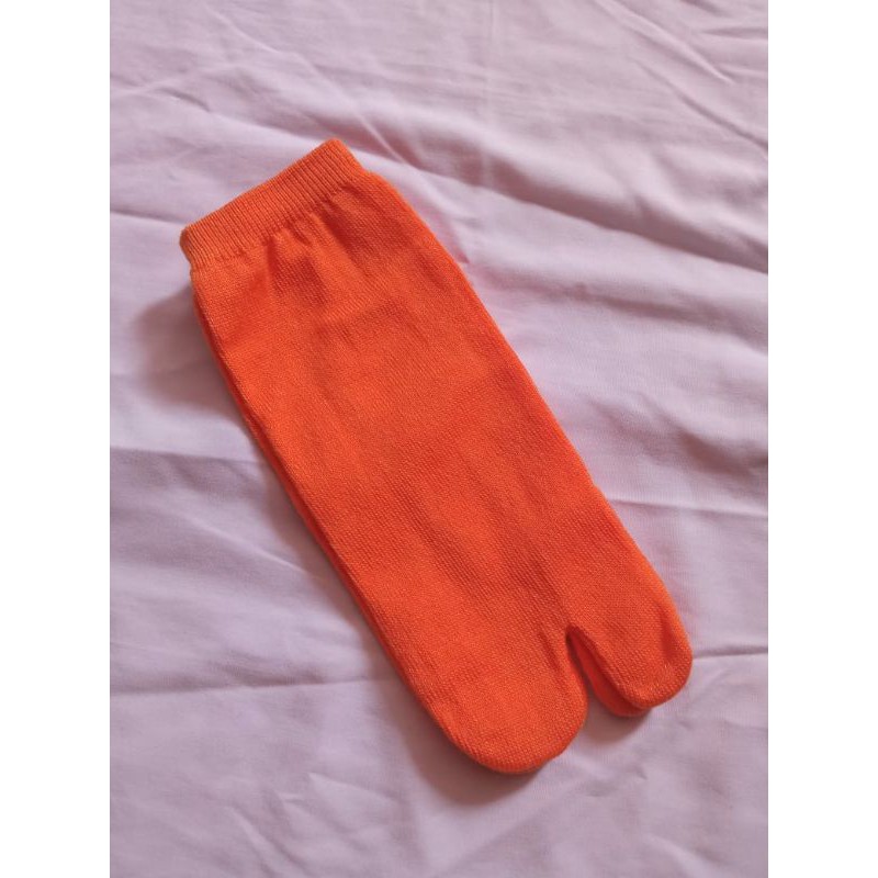 Kaos kaki pendek jempol semata kaki-Orange