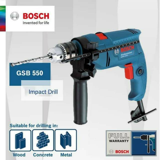 Bor 13mm Bosch GSB 550