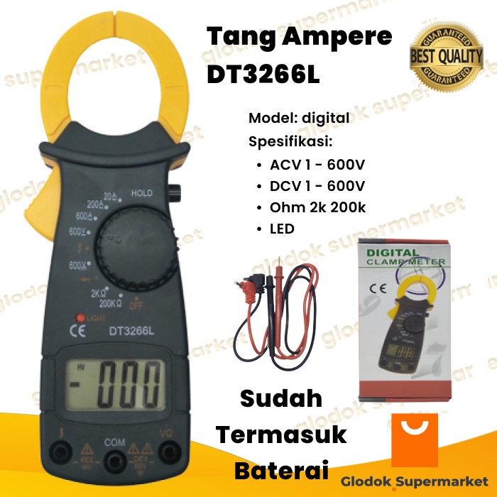 Tang Ampere DT3266L Digital Clamp Meter DT-3266L