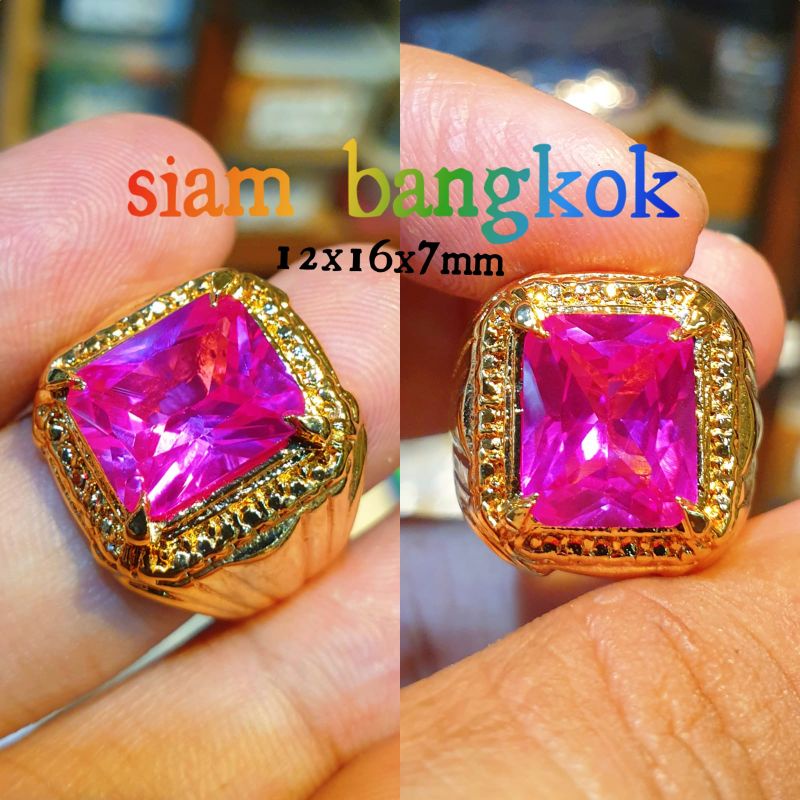 BATU CINCIN AKIK SIAM BANGKOK KOTAK MEWAH ELEGAN