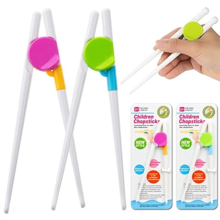 Sumpit Anak Balita Latihan Belajar Makan Training Children Chopstick