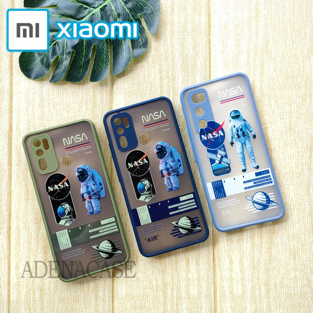 Case Pelindung Handphone Nasa Redmi 7 7A 8 9 9A 9C Note 6 Note 7 Note 8 Note 8 Pro