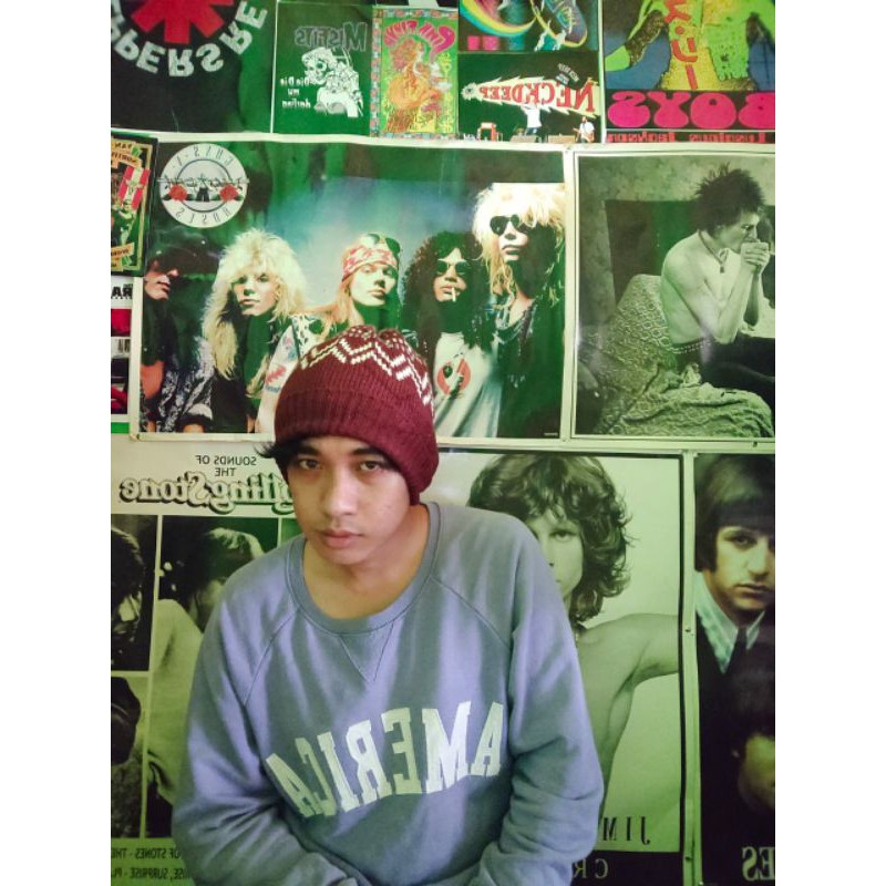 kupluk beanie second impor original murah