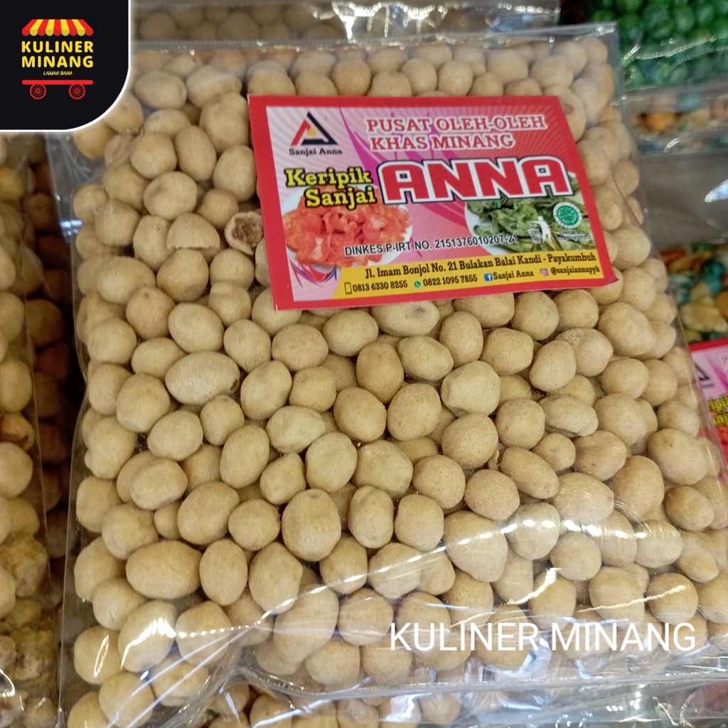 

Kacang Lihin Anna Oleh-Oleh Asli Cemilan Kampung Makanan Khas Payakumbuh Padang Jajanan Snack Kuliner Minang Kabau AX00