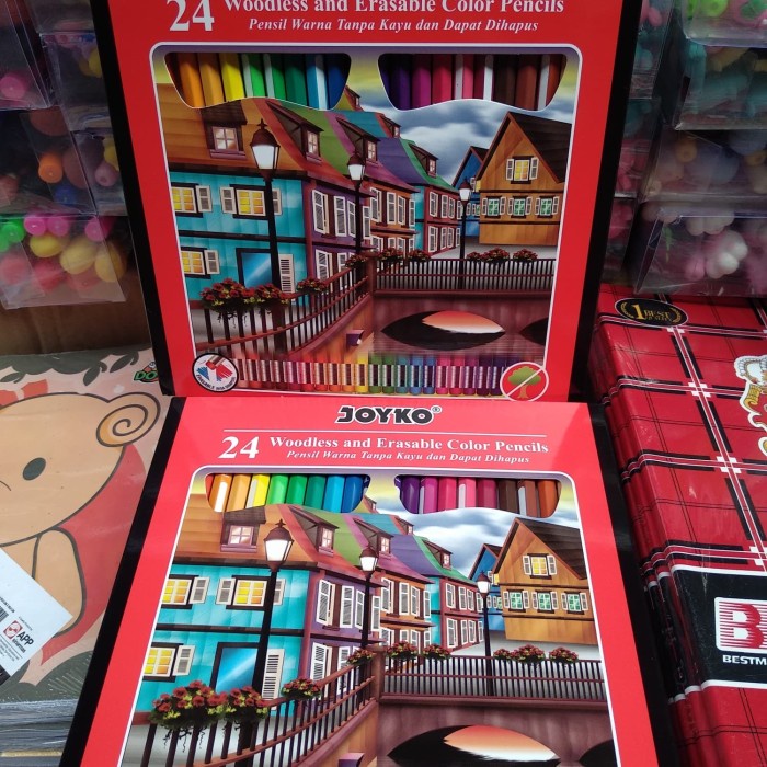 

Mudah Pensil Warna Joyko Woodless 24 Dapat Di Hapus Hot Sale