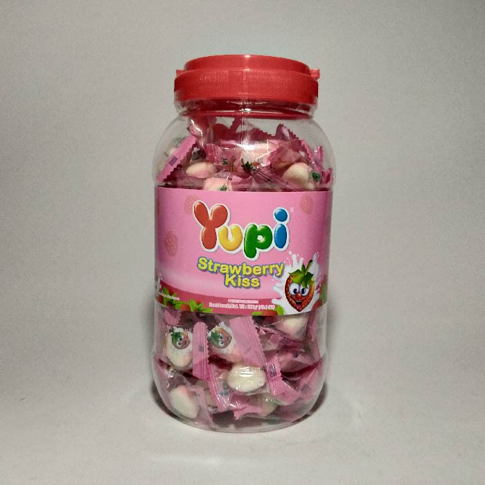 

Yupi Strawberry Kiss Toples 300gram