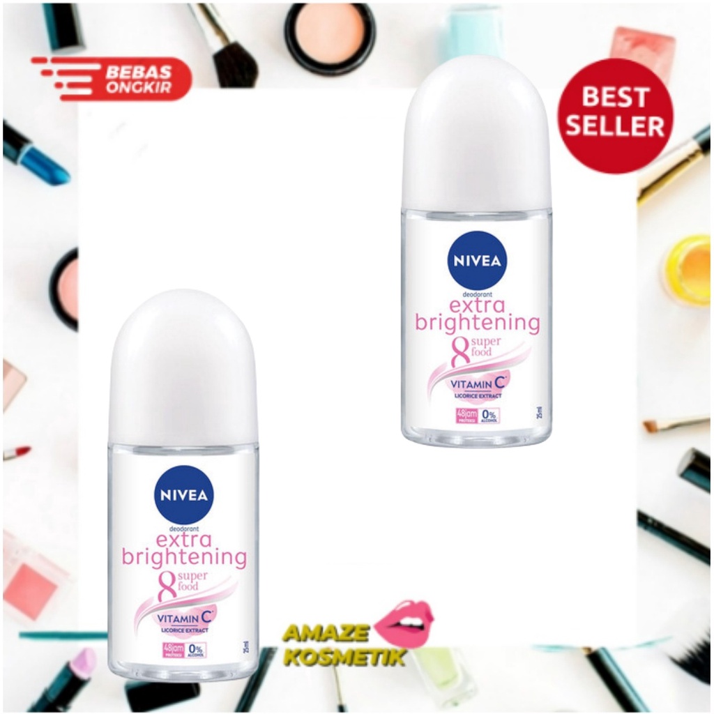 NIVEA Deodorant Extra Brightening 25ml BPOM TERBARU