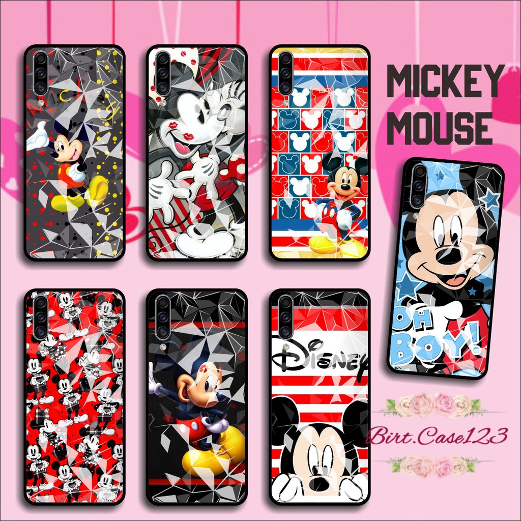 softcase diamond gambar MICKEY MOUSE Oppo A3s A1k A5 A9 2020 A7 F9 A5s A31 A52 A92 A37 A53 A83 BC335