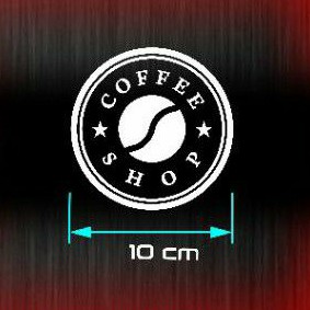 

sticker logo custom stiker - logo brand - logo perusahaan - 10 cm
