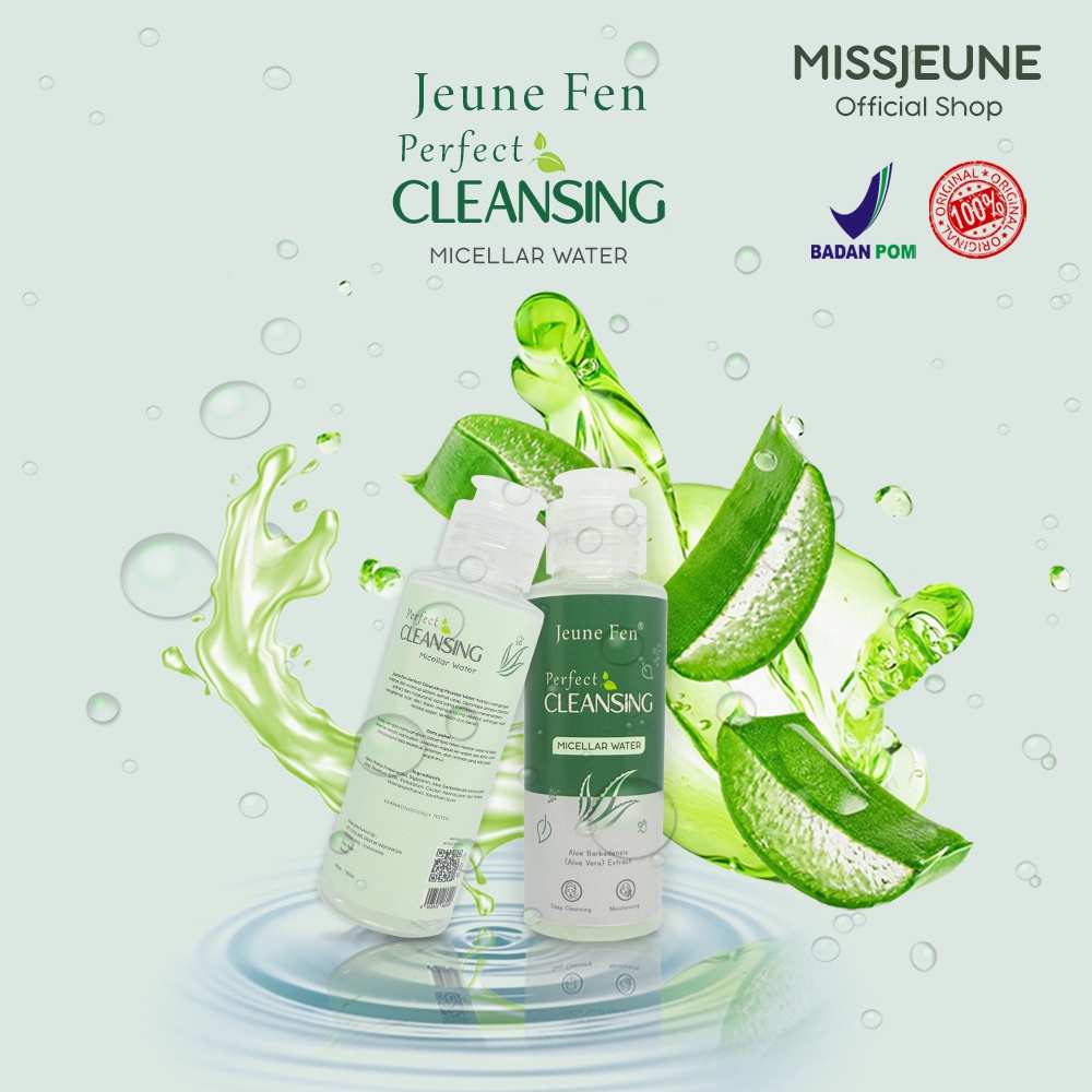 BPOM JEUNE FEN Perfect Cleansing Micellar Water Pembersih Wajah Makeup Remover