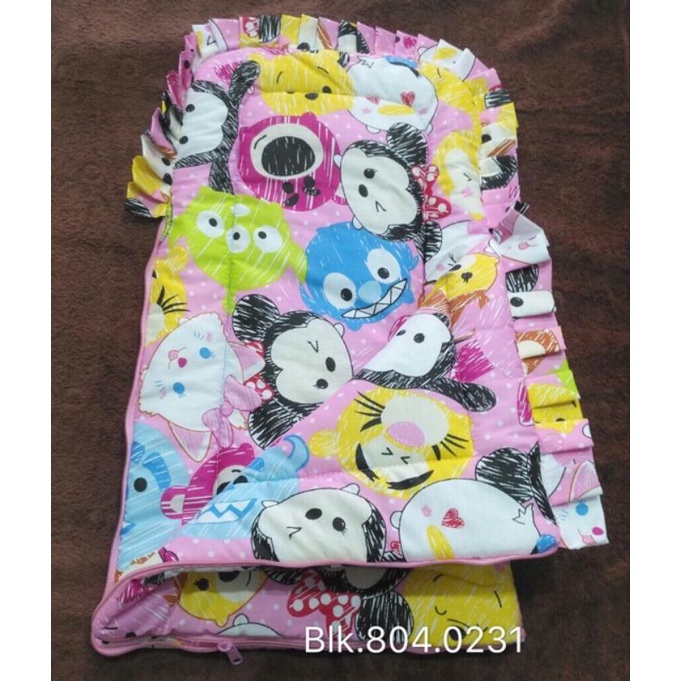 Selimut tidur bayi resleting dakron katakter / Blanket Bayi / Selimut Resleting