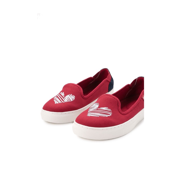 SEPATU SLIP ON OBERMAIN WANITA ORIGINAL BRANDED TERBARU MERAH OW18