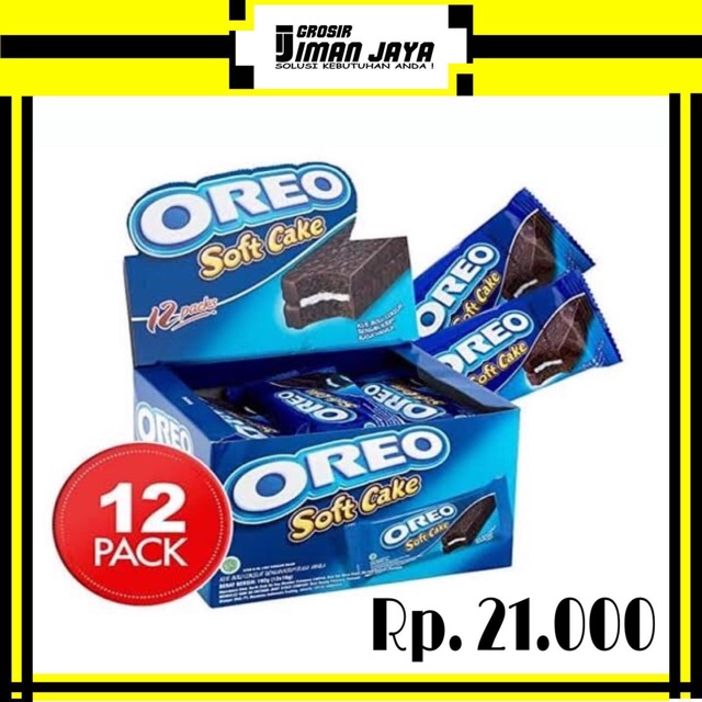 

Oreo Soft Cake 1 Box (12 Pcs)