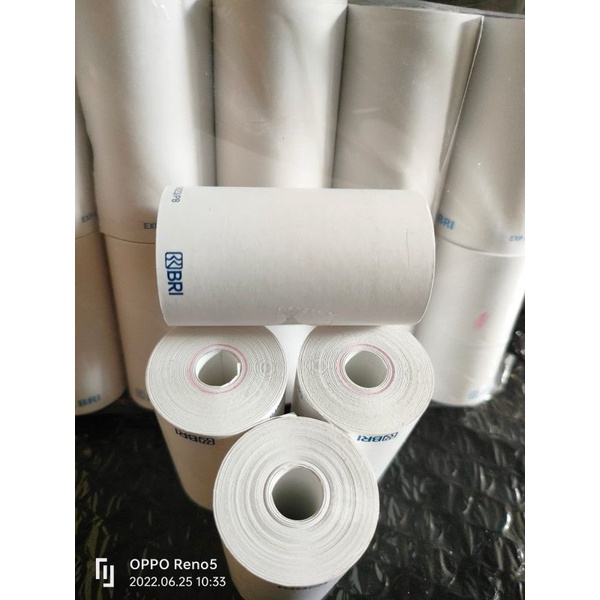

KERTAS THERMAL ROLL LOGO BRI UKURAN 58x33mm