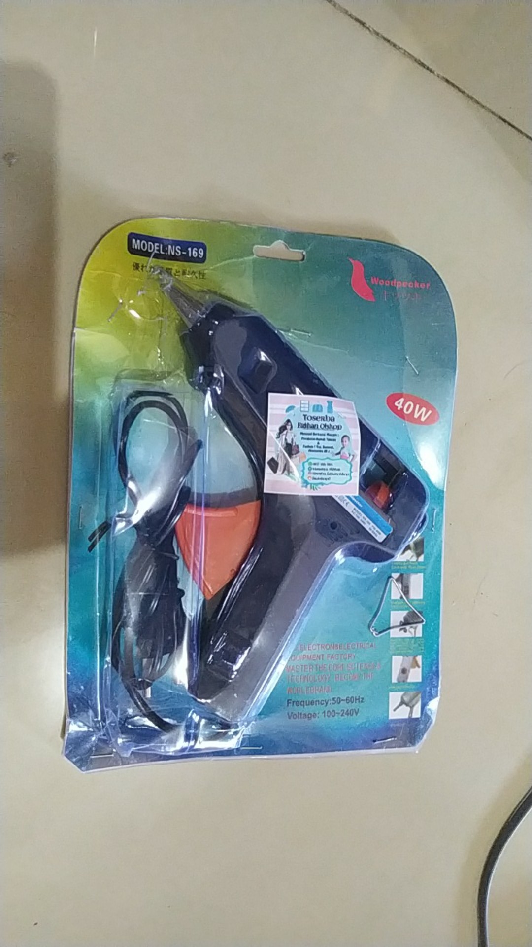 Hot Melt Glue Gun Lem Tembak 10w / Alat Lem Tembak 10 Watt