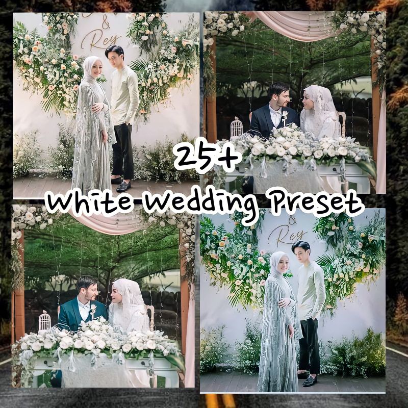 25+ PRESET LIGHTROOM WHITE WEDDING SERIES For IOS &amp; Android